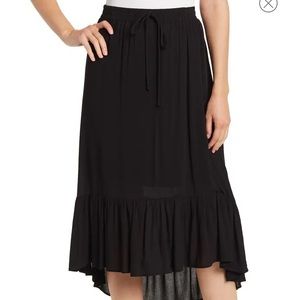 Forgotten Grace Hi Low black maxi skirt size XL, new with tags